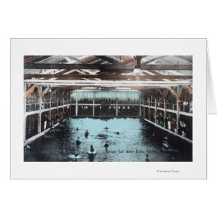 Binnenste Uitzicht van zout-waterbadkuipen van Ner