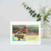 Binnenste Uitzichten van Newark Pool Table Briefkaart (Staand voorkant)