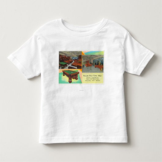 Binnenste Uitzichten van Newark Pool Table Kinder Shirts (Voorkant)