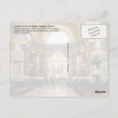Binnenste van de Sint Stephen's Basilica in Boedap Briefkaart (Achterkant)