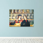Binnenste van een Farmacie Canvas Afdruk (Insitu (Houten vloer))