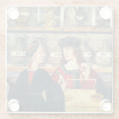 Binnenste van een Farmacie Glazen Onderzetter (Achterkant)