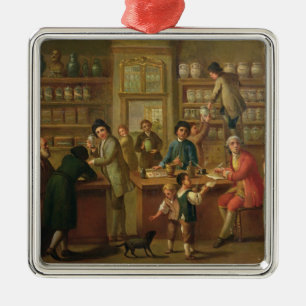 Binnenste van een Farmacie Metalen Ornament