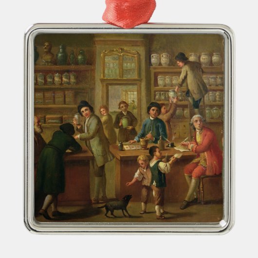 Binnenste van een Farmacie Metalen Ornament (Voorkant)