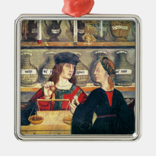 Binnenste van een Farmacie Metalen Ornament