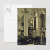 Binnenste van een kerk briefkaart (Voorkant / Achterkant)