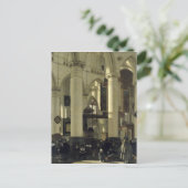 Binnenste van een kerk briefkaart (Staand voorkant)