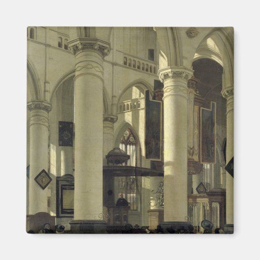 Binnenste van een kerk magneet (Voorkant)