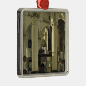 Binnenste van een kerk metalen ornament (Rechts)