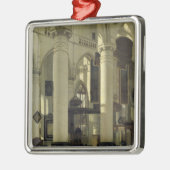 Binnenste van een kerk metalen ornament (Links)