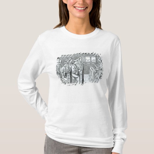 Binnenste van een school t-shirt (Voorkant)