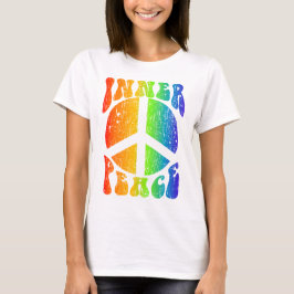 Binnenste vredesregenboog t-shirt