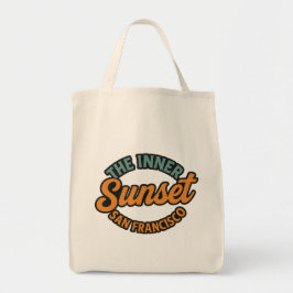 binnenste zonsondergang tote bag