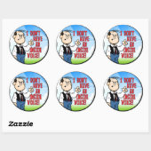 Binnenstem Ronde Sticker (Vel)