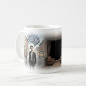 Binnenstorm voor de stille kamer kunst mok (Voorkant links)