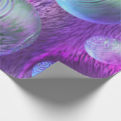 Binnenstroom II, Abstract Indigolavendel universum Cadeaupapier (Hoek)