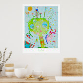 Binnentuin II Poster (Keuken)