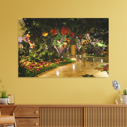 Binnentuin Wynn Atrium Las Vegas 2 Canvas (Insitu (Woonkamer))