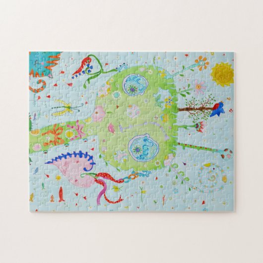 Binnentuinpuzzel Legpuzzel (Horizontaal)