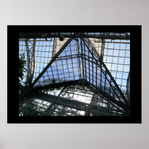 binnenuit (plafond van de kas) poster