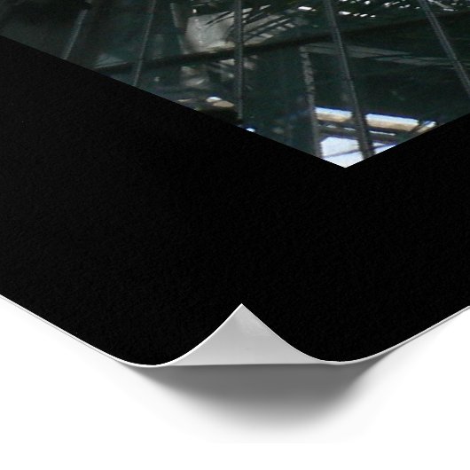 binnenuit (plafond van de kas) poster (Hoek)