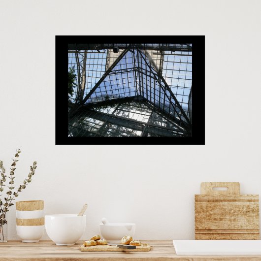 binnenuit (plafond van de kas) poster (Keuken)