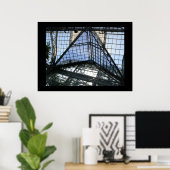 binnenuit (plafond van de kas) poster (Thuiskantoor)