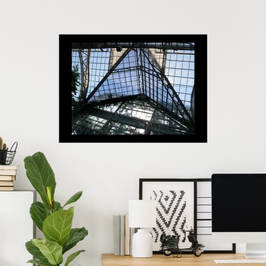 binnenuit (plafond van de kas) poster (Thuiskantoor)