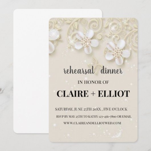 Binnenuitnodiging Bedankkaart (Voorkant / Achterkant)