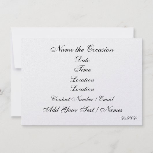 Binnenuitnodiging Kaart (Achterkant)