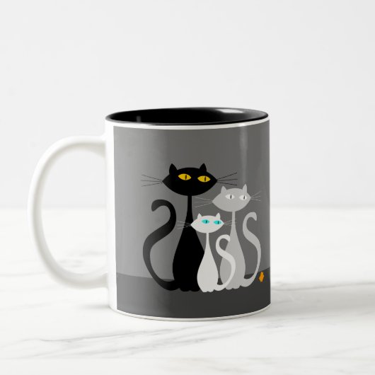 Binnenuitnodiging Tweekleurige Koffiemok (Links)