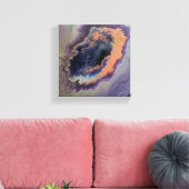 binnenvallen canvas afdruk (Insitu (Woonkamer))