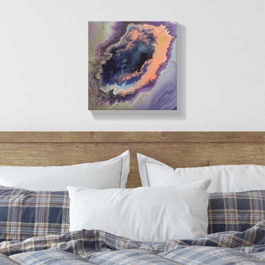 binnenvallen canvas afdruk (Insitu (Slaapkamer))