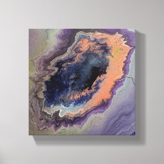 binnenvallen canvas afdruk (Voorkant)