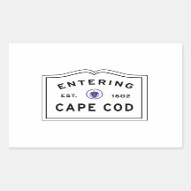 Binnenvaren van Cape Cod Massachusetts teken