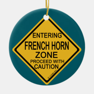 Binnenvaren van de Franse Horn Zone Keramisch Ornament
