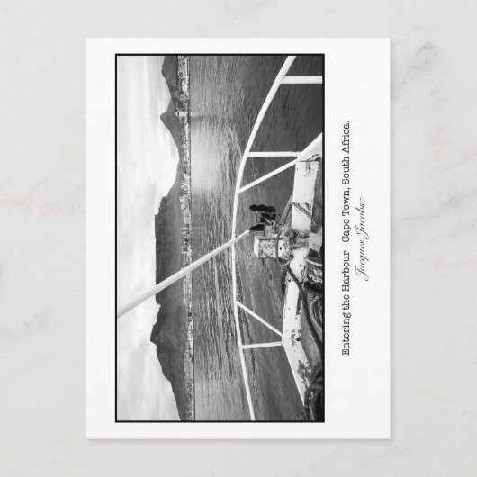 Binnenvaren van de haven van Kaapstad Briefkaart (Voorkant)