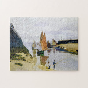 Binnenvaren van de haven van Trouville Claude Mone Legpuzzel