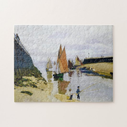Binnenvaren van de haven van Trouville Claude Mone Legpuzzel (Horizontaal)