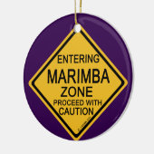 Binnenvaren van de Marimba-zone Keramisch Ornament (Links)