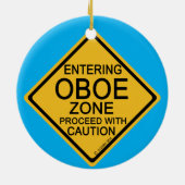 Binnenvaren van de Oboe Zone Keramisch Ornament (Achterkant)