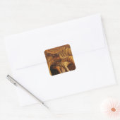 Binnenvault (steen) vierkante sticker (Envelop)