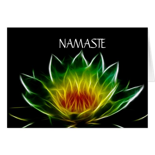 Binnenverlichting | Abstracte Lotus-kunst (Voorkant Horizontaal)