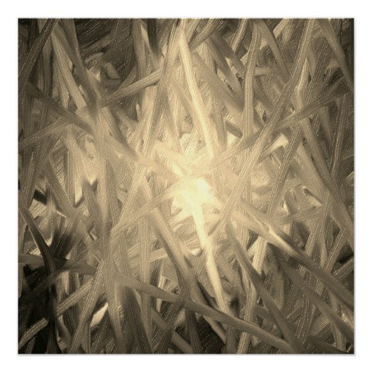 Binnenverlichting monochroom perfect poster (Voorkant)