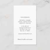 Binnenverlichting Visitekaartje (Achterkant)