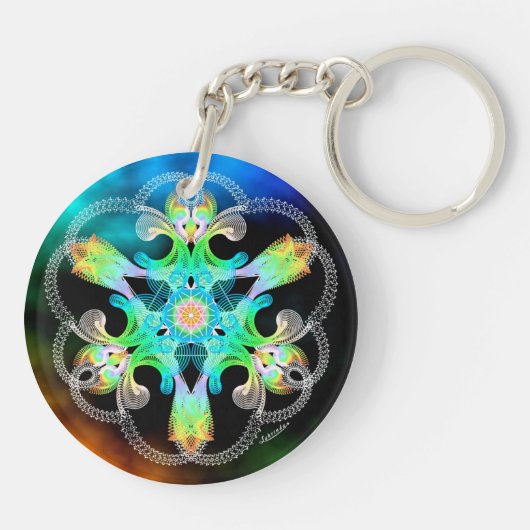 Binnenverwarming/Dare to Dream Sleutelhanger (Achterkant)