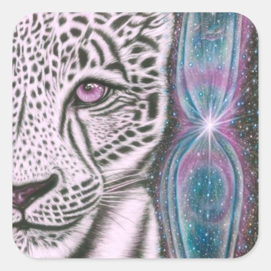 Binnenvisie Vierkante Stickers (Voorkant)