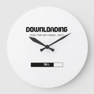 Binnenvrede downloaden ✌️   minimalistische wandkl grote klok