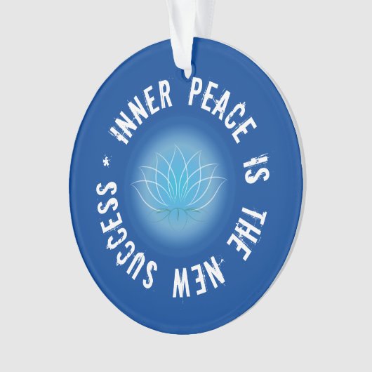 Binnenvrede is het nieuwe succescitaat ornament (voorkant)