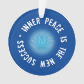 Binnenvrede is het nieuwe succescitaat ornament (voorkant)